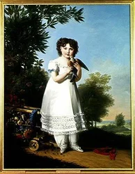 Portrait of Napoleone-Elisa Bacciochi (1806-69) Princess of Piombino